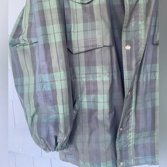 Vintage Polo Ralph Lauren Sport Blackwatch Plaid Lined Badge Field Jacket XL - Picture 6 of 7